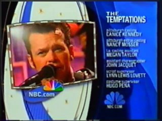 The Temptations NBC Split Screen Credits