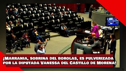 ¡VEAN! ¡Marrania sobrina del borolas, es pulverizada por la diputada Vanessa del Castillo de Morena!