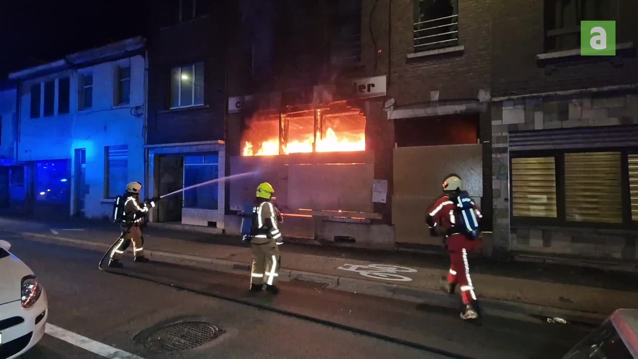 Marchienne: une quinzaine de pompiers mobilisés...