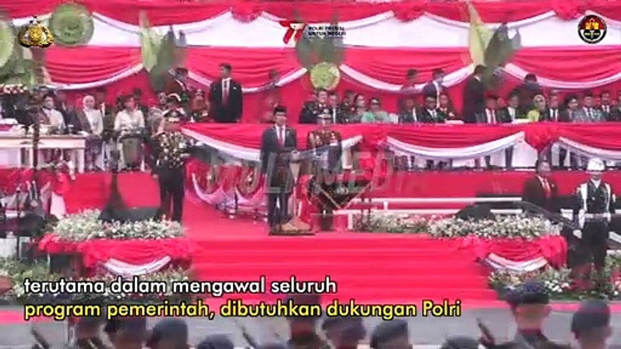 Presiden RI Pimpin Upacara Peringatan Hari Bhayangkara Ke - 77