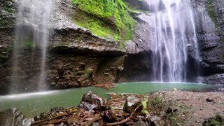 Soothing Mountain Waterfall in Gorge: 1 Hour of Nature Sounds for Restful Sleep