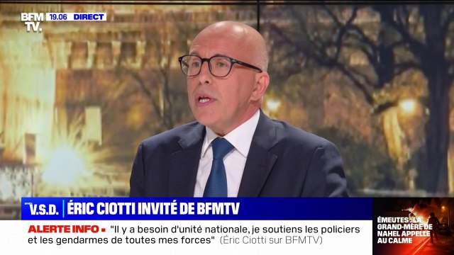 On a atteint l'ignominie la plus absolue : Éric Ciotti réagit à l'attaque du domicile du maire de L'Haÿ-les-Roses