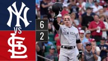 Resúmen Yankees de Nueva York vs Cardenales de San Luis | MLB 02-07-2023
