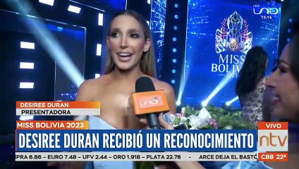 Dessire Duran fue sorprendida con un reconocimiento por parte de Promociones Gloria