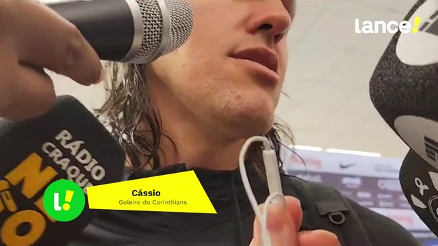 Cássio, goleiro do Corinthians, conta da pressão que é jogar em um time grande