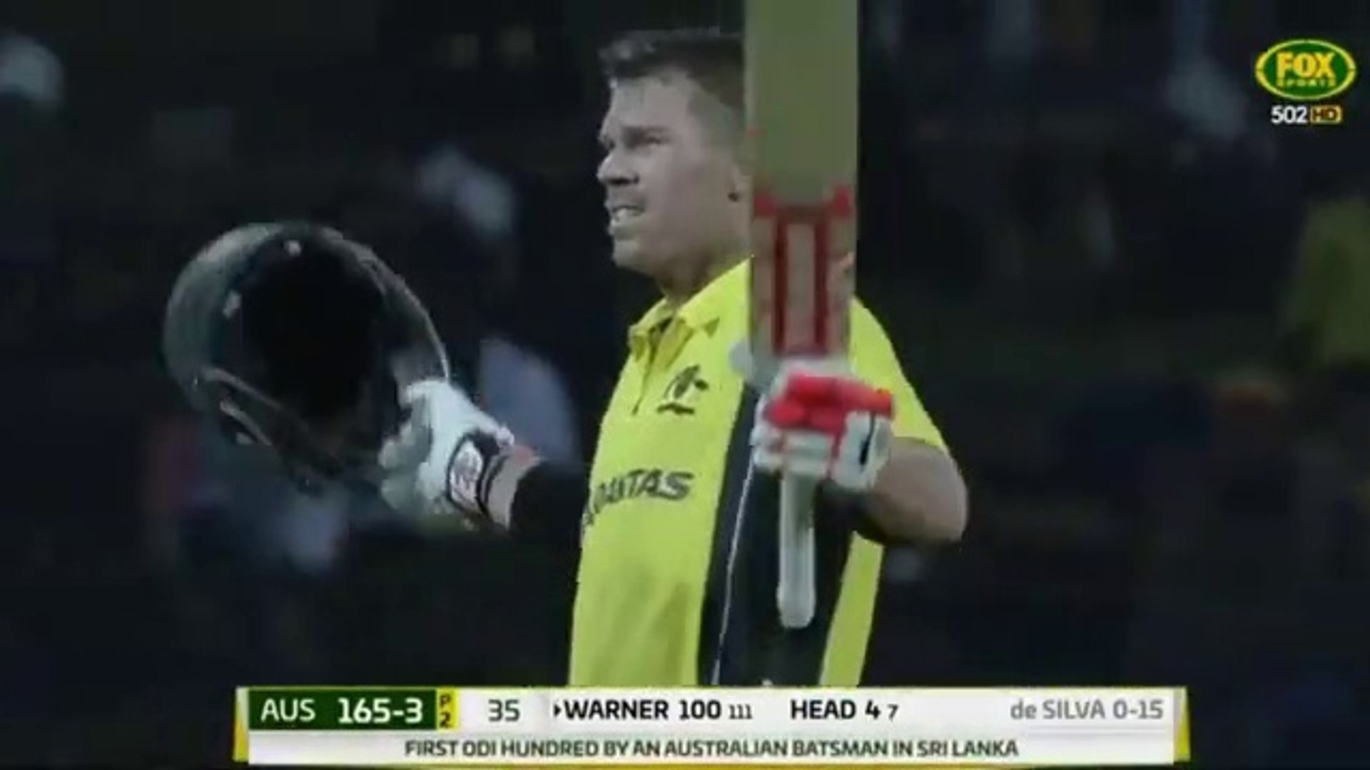 David Warner 106 vs Sri Lanka 5th ODI 2016 Highlights HD