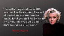 Marilyn MonroeThe Most Iconic Woman of All Time  Best Quotes About life  inspiring MArilyn Quotes