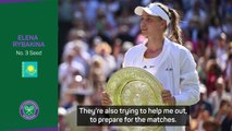 Rybakina not feeling added Wimbledon pressure as defending champ