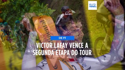 Victor Lafay vence 2ª etapa da Volta a França