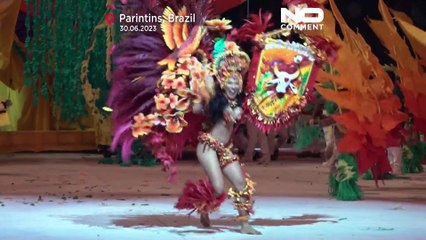 WATCH: Indigenous leader of the Kayapo tribe is honoured at annual folklore festival in Brazil