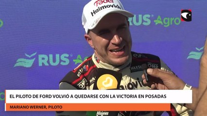 El piloto de Ford volvió a quedarse con la victoria en Posadas