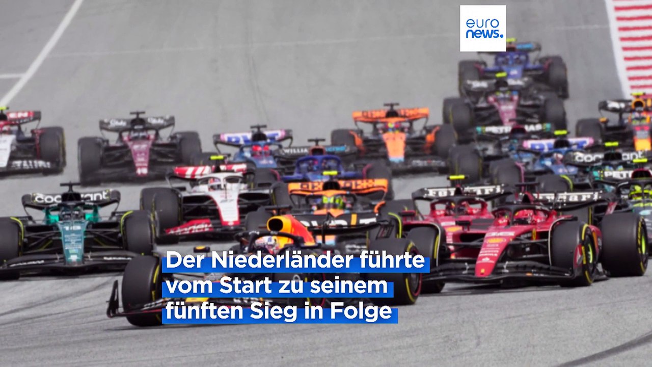 Verstappen siegt in Österreich