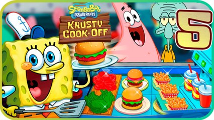 SpongeBob Krusty Cook-Off Walkthrough - Sandy's BBQ Full Part 5 (PC, Switch)