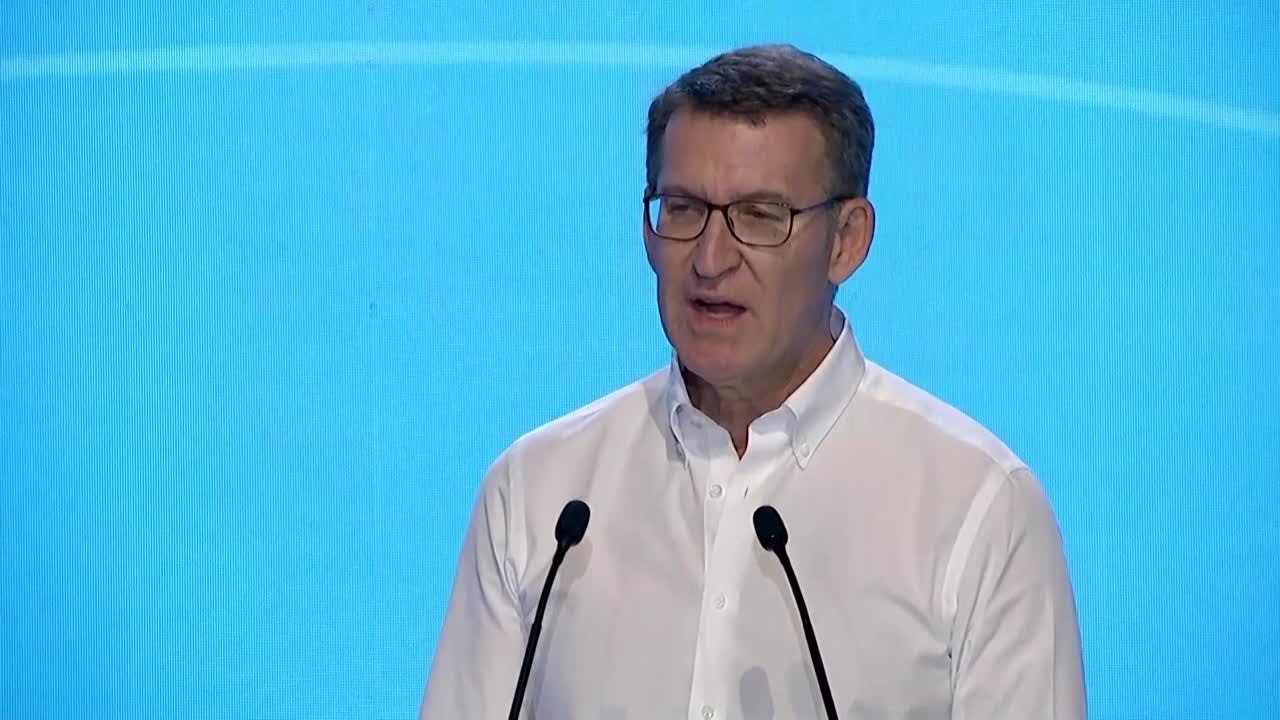 Feijóo: ‘‘Me presento para ser presidente sin bloques ni bloqueos”