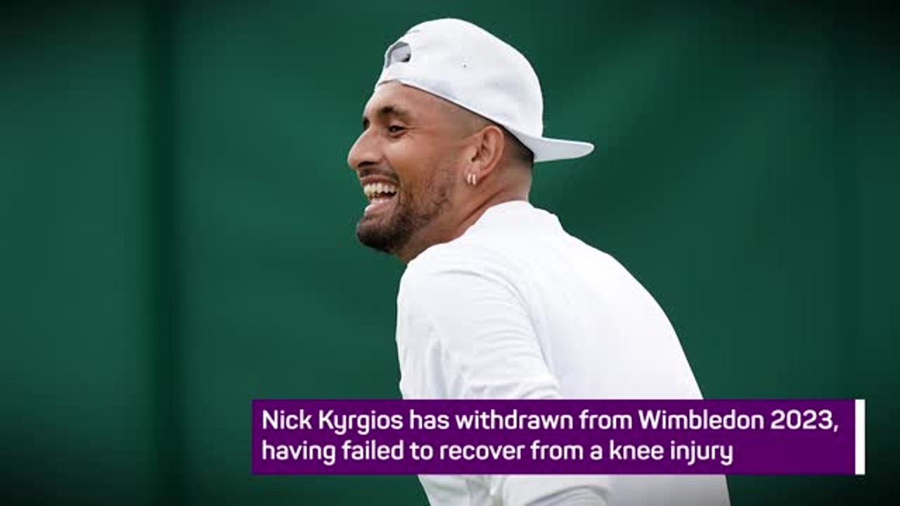 Breaking News – Nick Kyrgios withdraws from Wimbledon