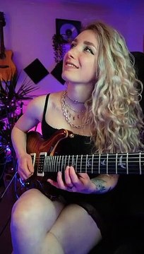 Master Of Puppets Metallica Solo Cover by Sophie Burrell