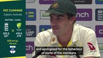 Abuse is not what we expect from Lord's members - Cummins
