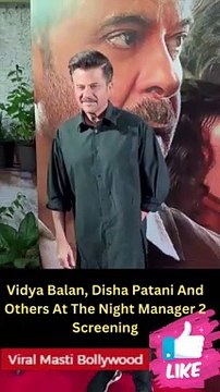 Vidya Balan, Disha Patani And Others At The Night Manager 2 Screening Viral Masti Bollywood