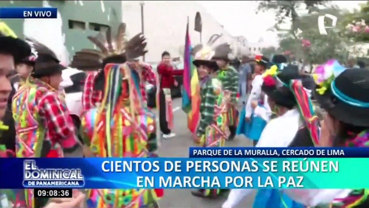 Marcha por la paz en Cercado de Lima: “Yo quiero vivir sin miedo”