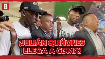 ¡JULIÁN QUIÑONES ya está en CDMX!