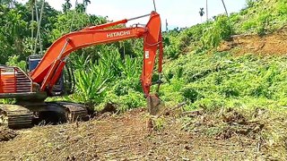 Hitachi 210 MF Excavator Operator's Outstanding Work Creating Palm Oil Land