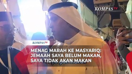 Menag Yaqut Marah ke Masyariq: Jemaah Saya Belum Makan, Saya Tidak akan Makan