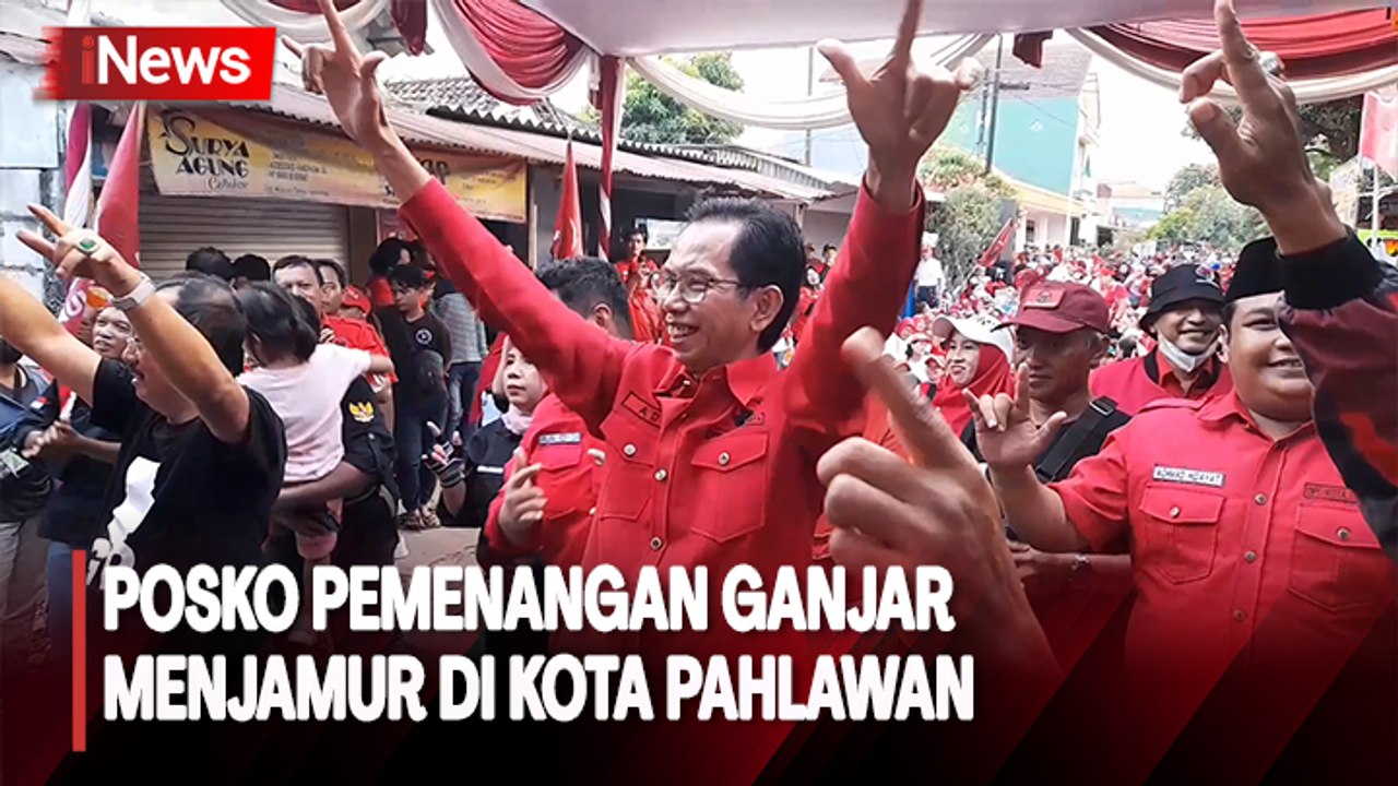 Mesin Partai Bergerak, Posko Pemenangan Ganjar Pranowo Menjamur  di Surabaya