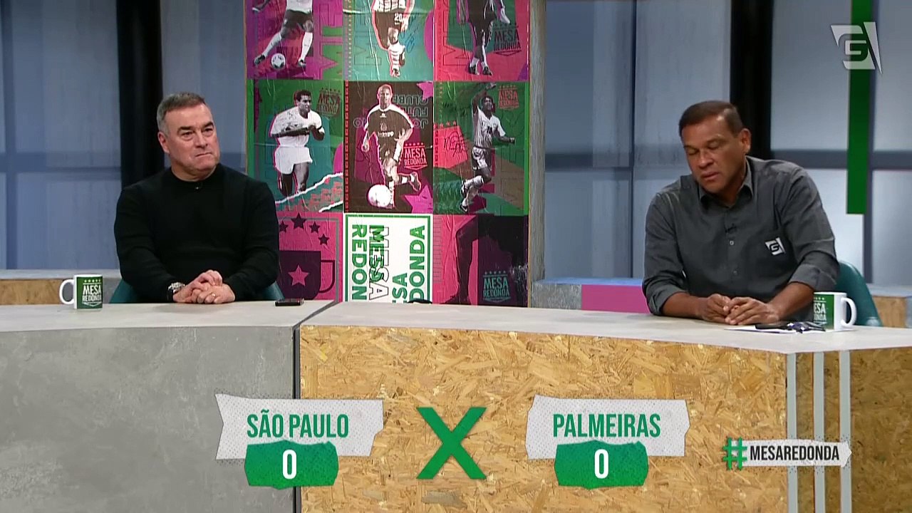 Antes do Choque-Rei, Mesa Redonda define quem é melhor entre São Paulo e Palmeiras