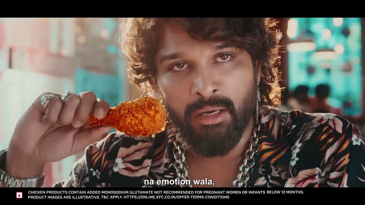 KFC Peri Peri Commercial ft Allu Arjun ( pushpa ) | Let's KFC
