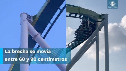 Por una enorme grieta, cierran montaña rusa en Carolina del Norte