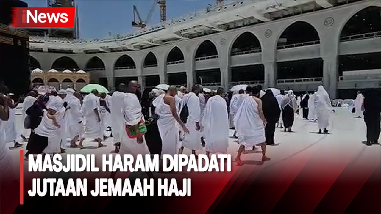 Jutaan Jemaah Haji Padati Masjidil Haram Jalani Tawaf Ifadah