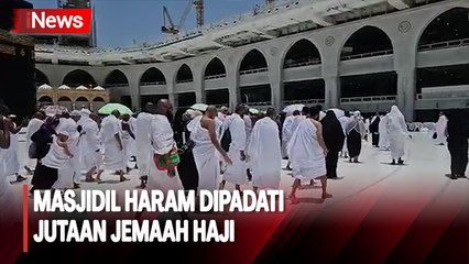 Jutaan Jemaah Haji Padati Masjidil Haram Jalani Tawaf Ifadah