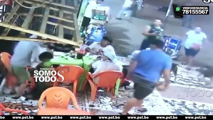 cámaras de seguridad registran intento de secuestro por parte de un padre de familia