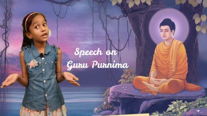 Speech on guru purnima for kids || hindi speech on guru purnima || guru purnima par speech #speech