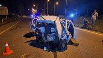 Samsun'da İki otomobilin çarpıştığı kazada 3 kişi öldü