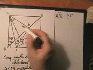 12. Cinq angles droits cherchent angle obtus
