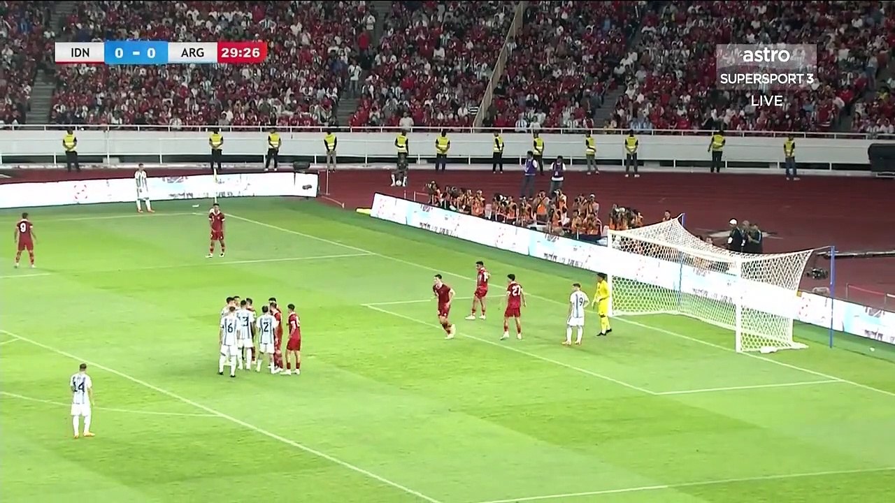 Indonesia vs Argentina Full Match english commentator