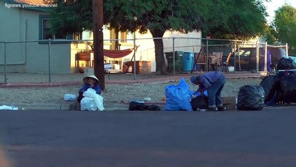 sad life of homeless people in America 3