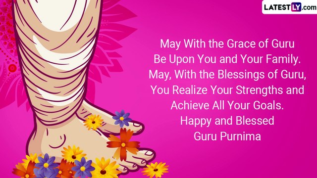 Guru Purnima 2023 Messages: Positive Quotes, Sayings, Images & Wallpapers To Share on Vyasa Purnima