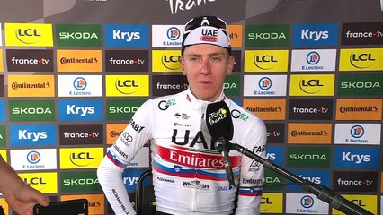 Tour de France 2023 - Tadej Pogacar : "Mon poignet... ça va mieux de jour en jour"