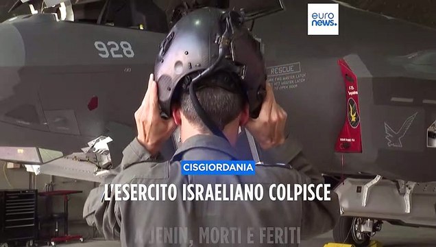 Cisgiordania: attacchi aerei lanciati dall'Esercito israeliano a Jenin, morti e feriti