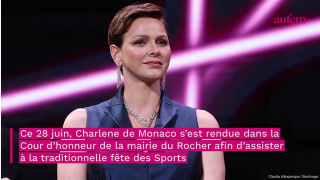 Charlene de Monaco : la princesse a fait sensation dans un ensemble tendance noir et blanc