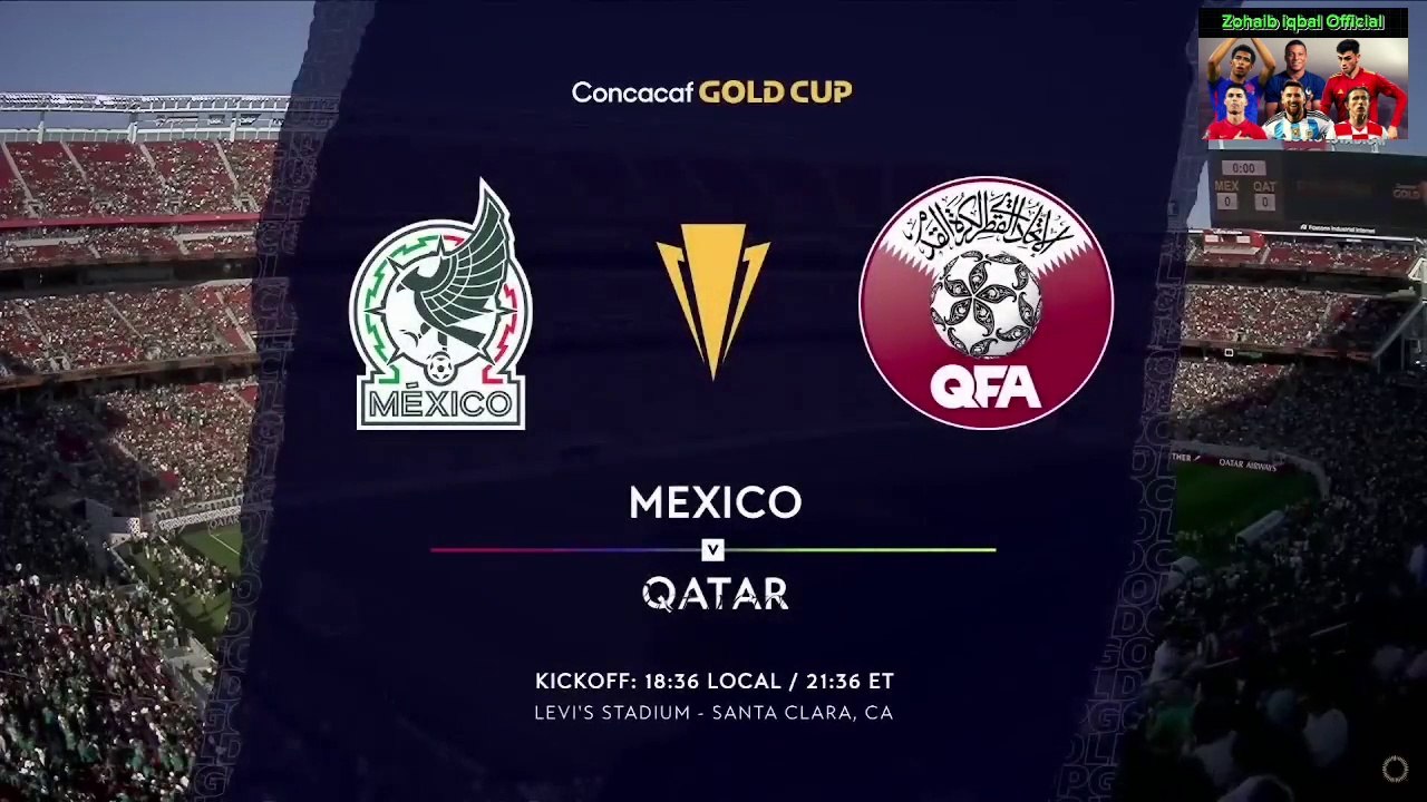 Mexico vs Qatar Highlights Gold Cup 2023