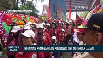 Tim Pemenangan Prabowo Subianto Gelar Gerak Jalan di Taman Mejuah Juah Berastagi