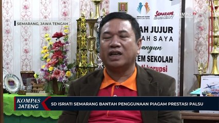 SD Isriati Semarang Bantah Penggunaan Piagam Prestasi Palsu
