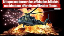 Vidéo : Un hélicoptère Ka-52 anéanti des véhicules blindés de l`Occident.