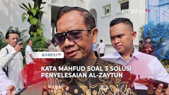 Penjelasan Menko Polhukam Mahfud soal 3 Solusi Penanganan Kontroversi Al-Zaytun