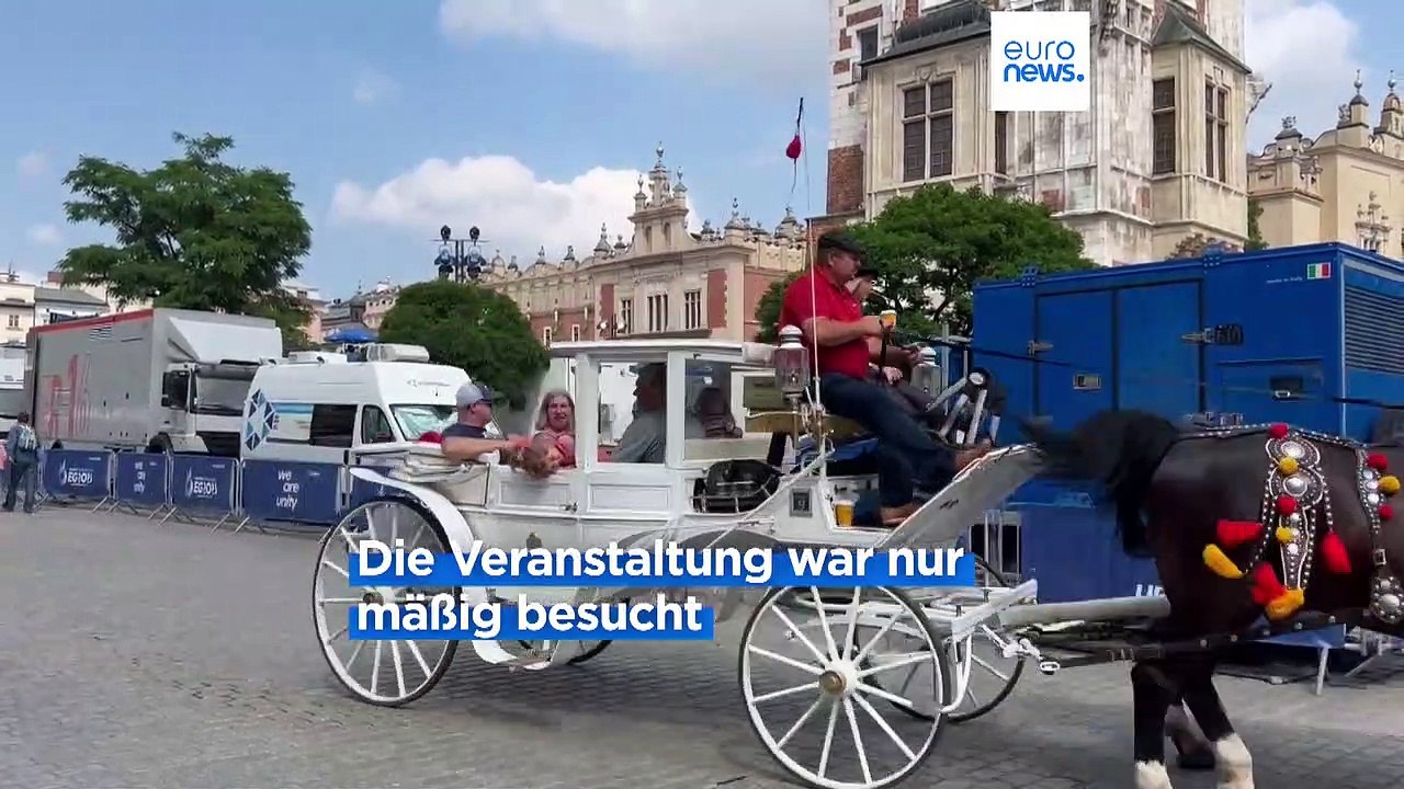 'Keine Fans, keine Begeisterung': Europa-Spiele in Polen zu Ende gegangen