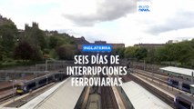 Inglaterra se enfrenta a seis días de interrupciones en la red ferroviaria por nuevos paros