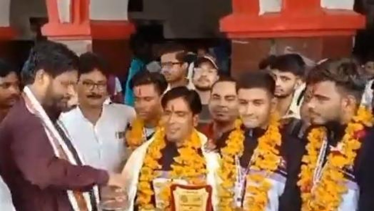 झाँसी: अंतरराष्ट्रीय चैंपियनशिप में पदक जीतने वाले बुंदेलखंड के खिलाड़ियों का किया गया सम्मान